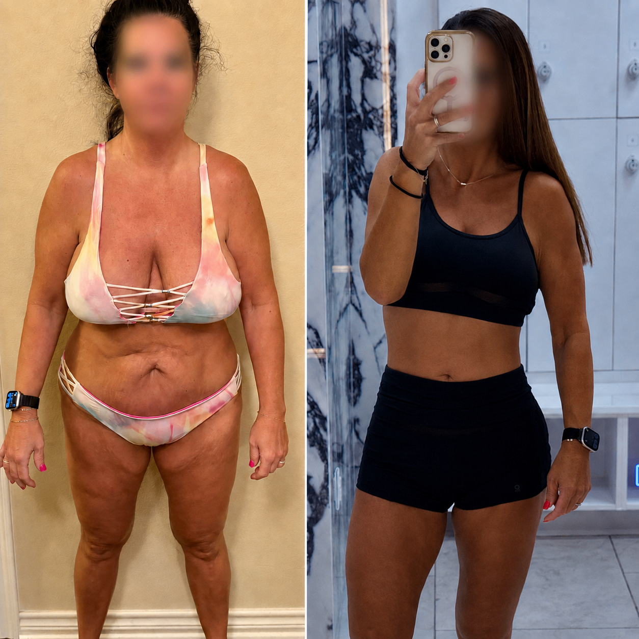 Client — before and after coaching with Chad Vermillion