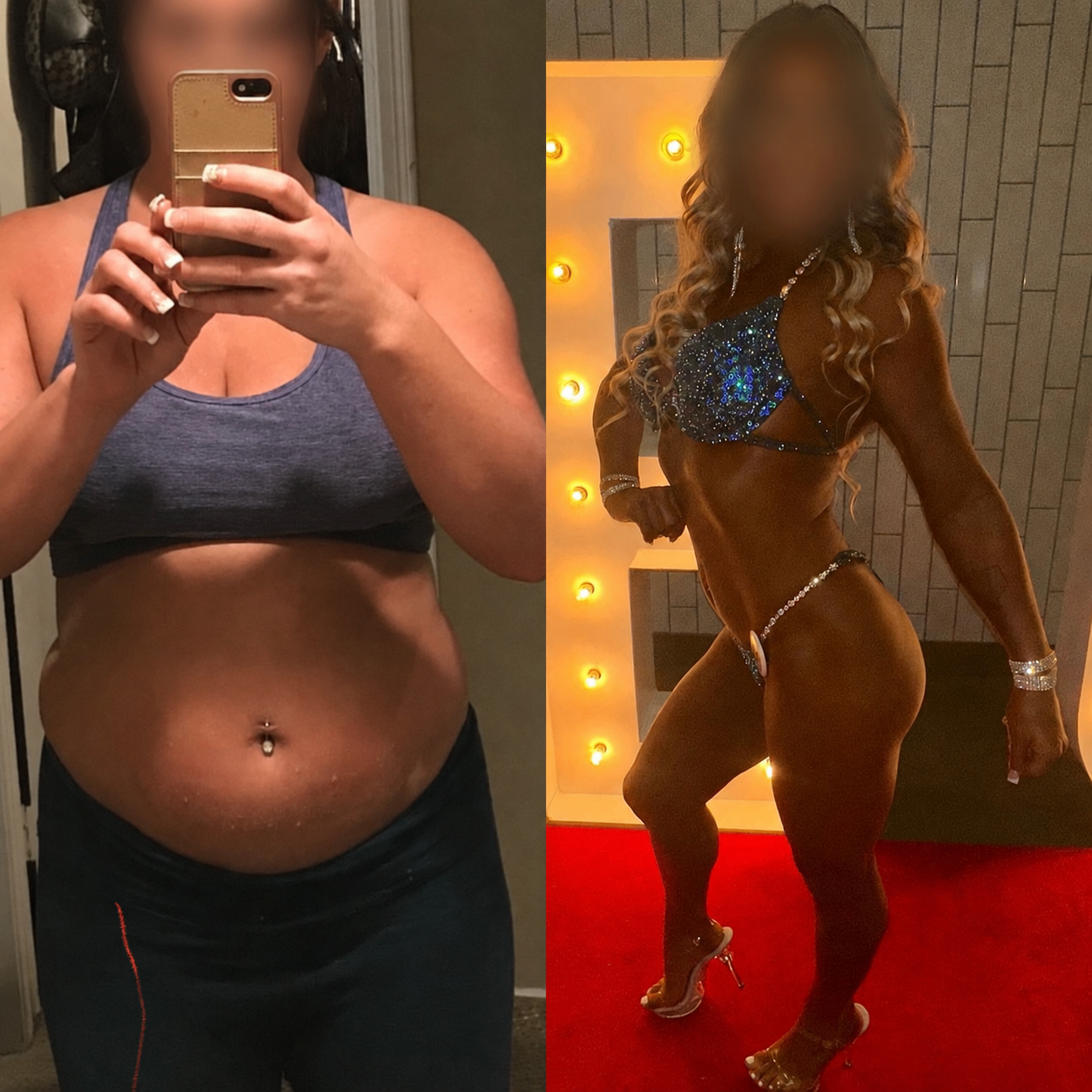 Client — before and after coaching with Chad Vermillion